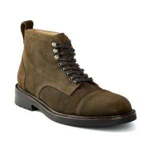 Men’s Rhodes Portland Boot, Olive Roughout, 11.5D